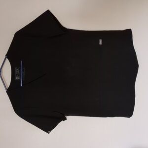 Figs Casma Three-Pocket Scrub Top - M / Black